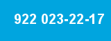 922 023-22-17